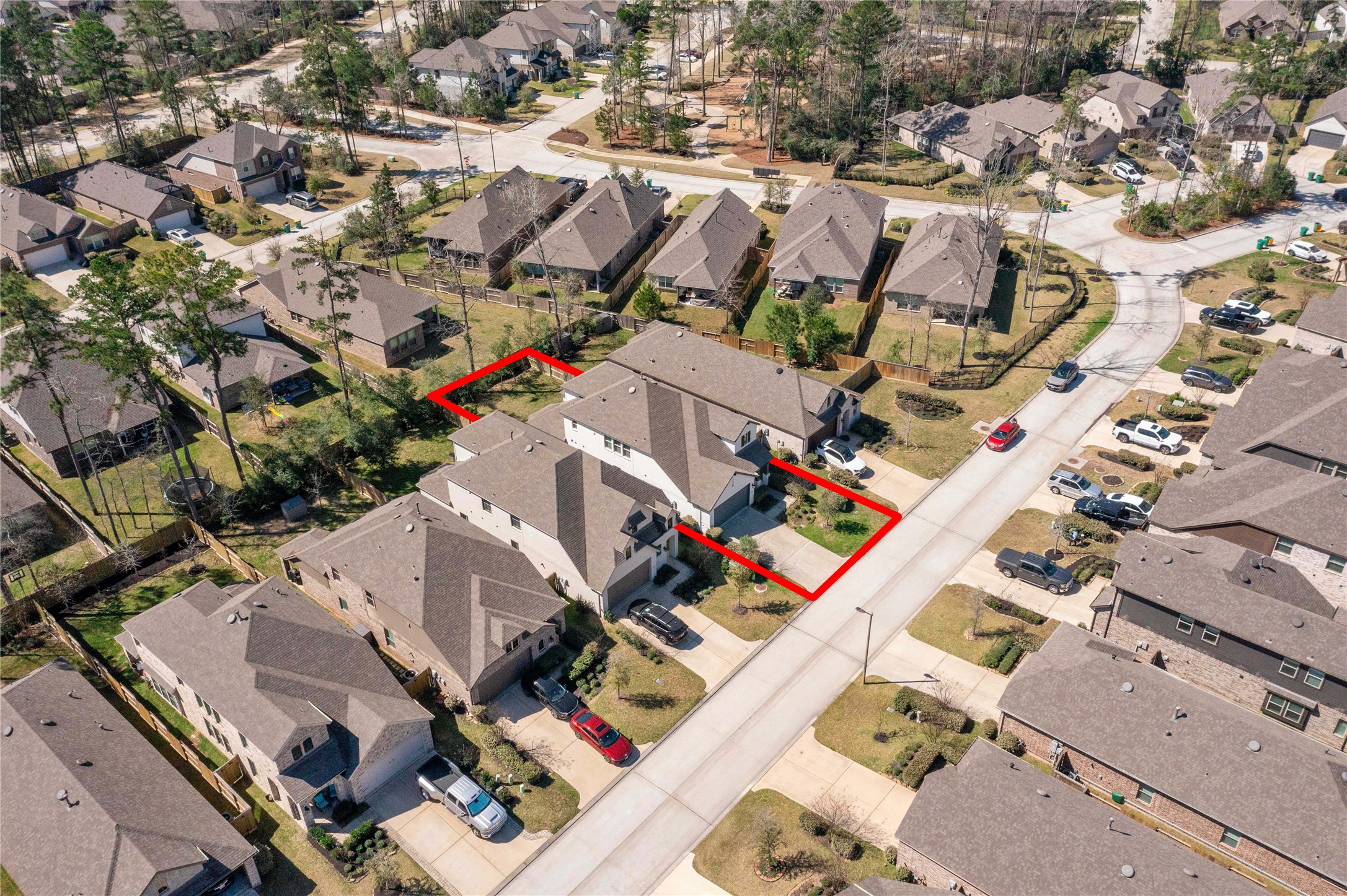 439 Flowering Lotus Court Conroe, TX 77318 - Photo 28 of 33 an aerial view of a city