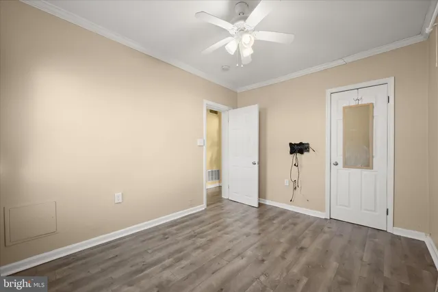 wooden floor in an empty room