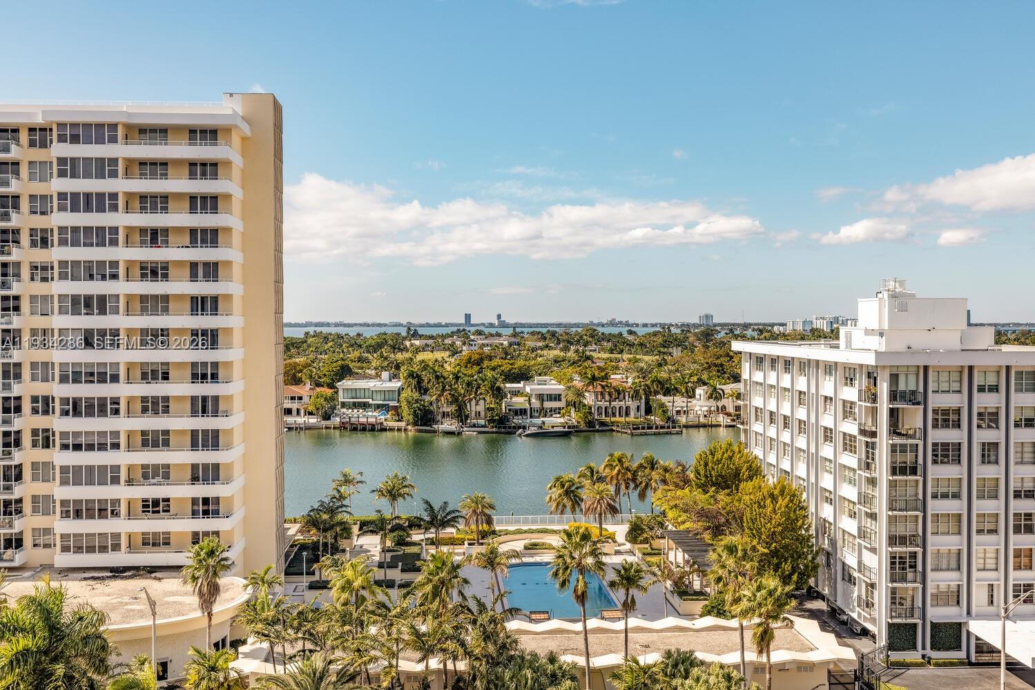 5601 Collins Avenue, Unit 1019 Miami Beach, FL 33140 - Photo 11 of 29 a view of ocean with city