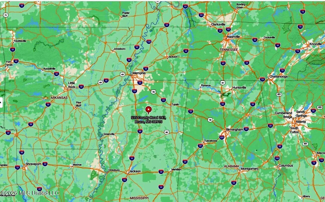 500 Cr 247 Road, Unit COUNTRY Bruce, MS 38915 - Photo 10 of 10 Map3