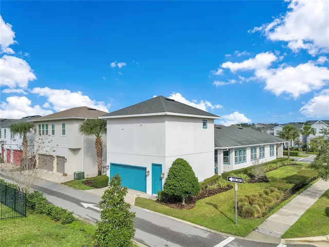 a view of a city from the terrace