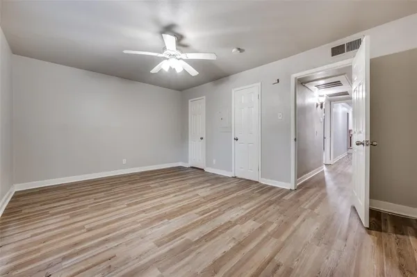 wooden floor in an empty room