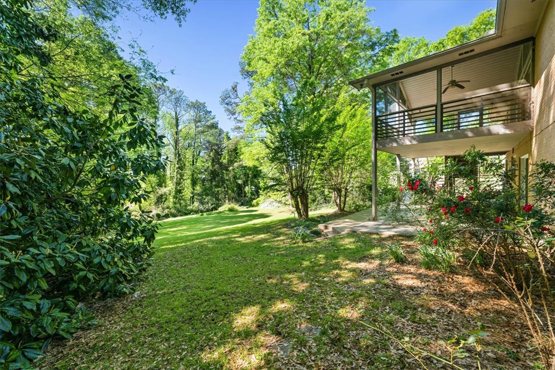 103 Satula Lane Clemson, SC 29631 - Photo 46 of 50 This verdant outdoor space offers a private yard and a sheltered deck for relaxed living.