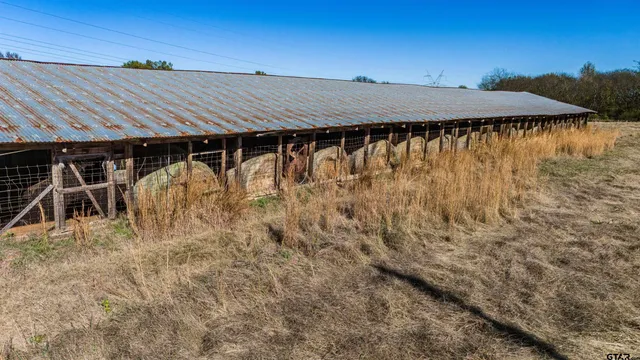 a backyard of a house