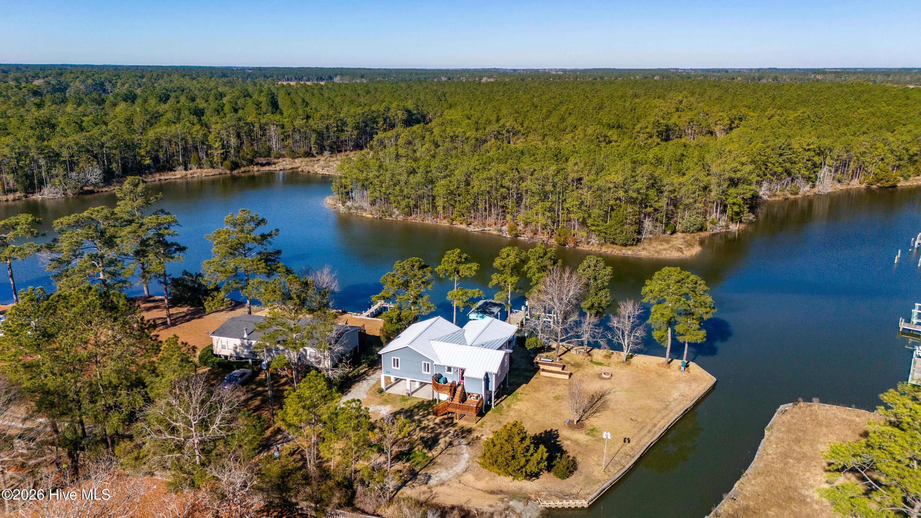 39 Croaker Road Merritt, NC 28556 - Photo 38 of 47 038_Aerial View Overhead