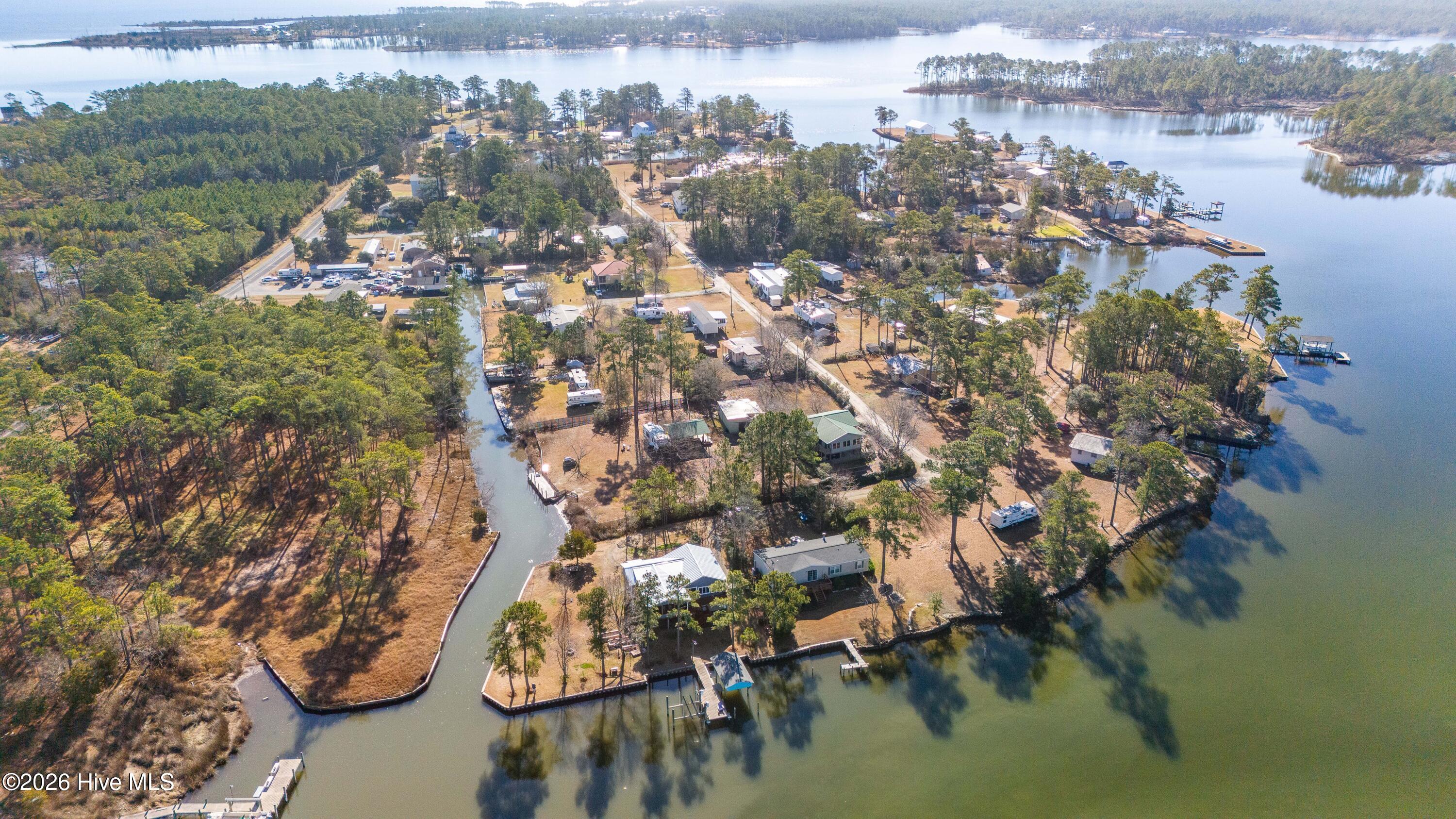 39 Croaker Road Merritt, NC 28556 - Photo 42 of 47 042_Aerial Water View