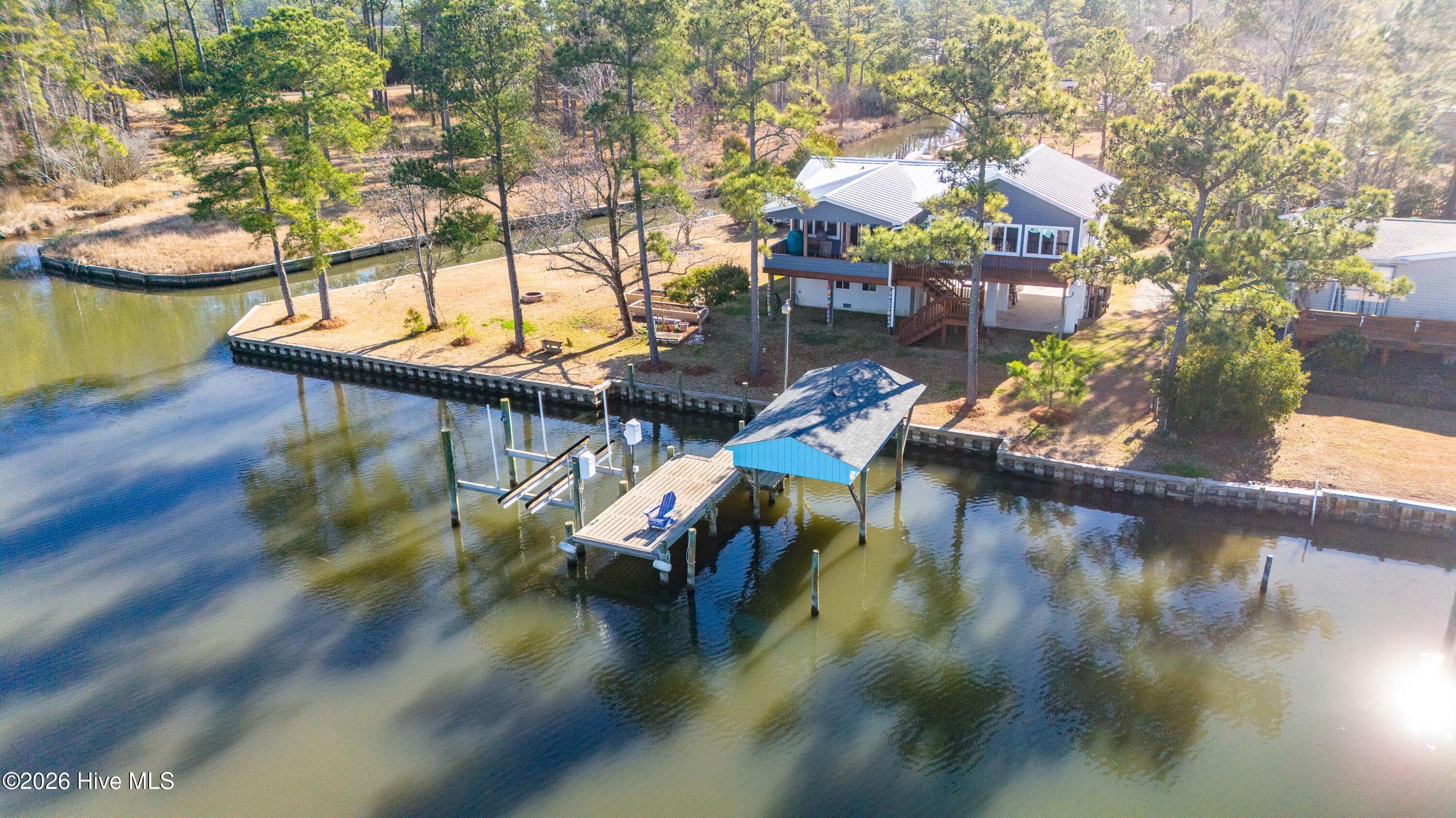39 Croaker Road Merritt, NC 28556 - Photo 47 of 47 047_Back of Home Aerial