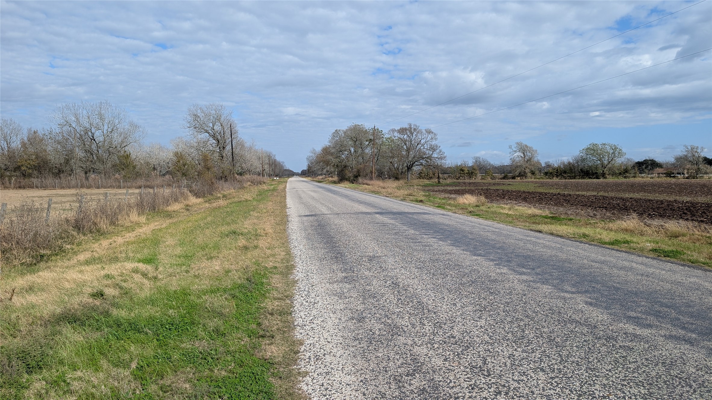 4220 Lees Lane Wharton, TX 77488 - Photo 2 of 9 Lee's Lane looking North with the Property on the Right