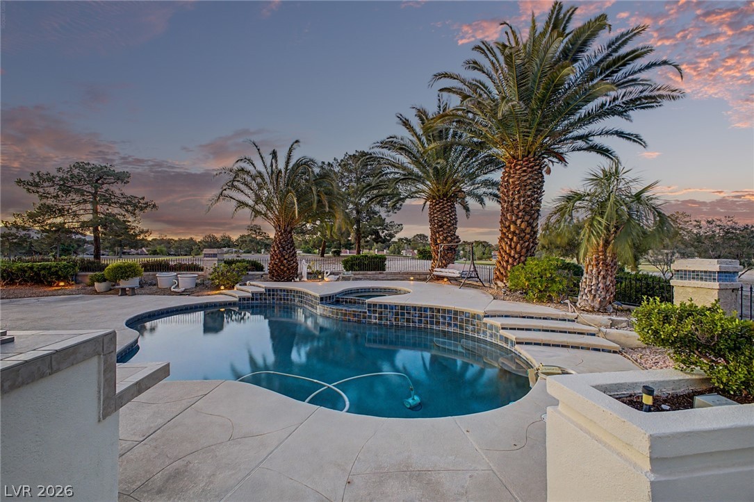 46 Gulf Stream Court Las Vegas, NV 89113 - Photo 52 of 62 This exquisite outdoor area features a private pool with ample space for relaxation and enjoyment.