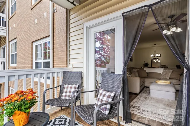 a outdoor living with furniture