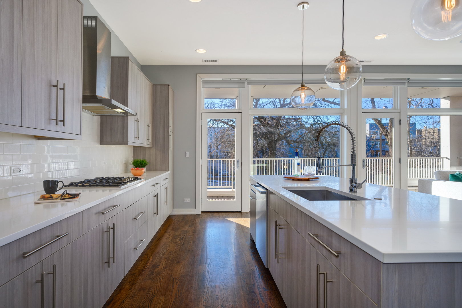 1832 West Rice Street, Unit 2 Chicago, IL 60622 - Photo 10 of 29 a kitchen with stainless steel appliances granite countertop a sink and stove