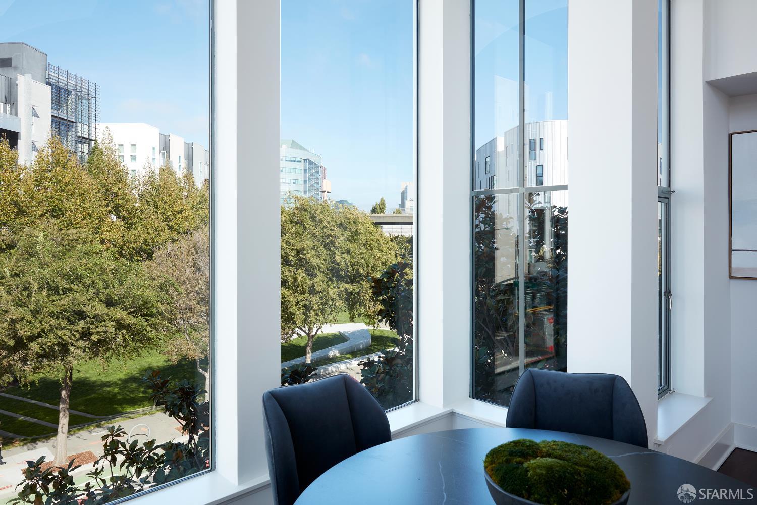 999 16th Street, Unit 11 San Francisco, CA 94107 - Photo 13 of 15 a living room with furniture and a floor to ceiling window