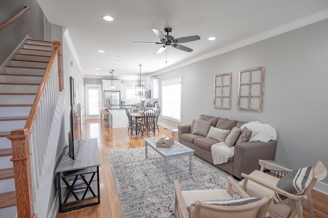 379 Beechcroft Road Spring Hill, TN 37174 - Photo 18 of 18 a living room with furniture and a view of kitchen