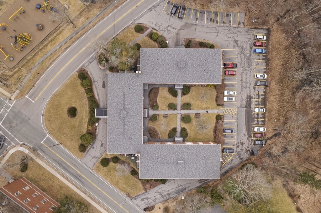 224 School Street, Unit 10 Walpole, MA 02081 - Photo 28 of 41 an aerial view of a house with a outdoor space