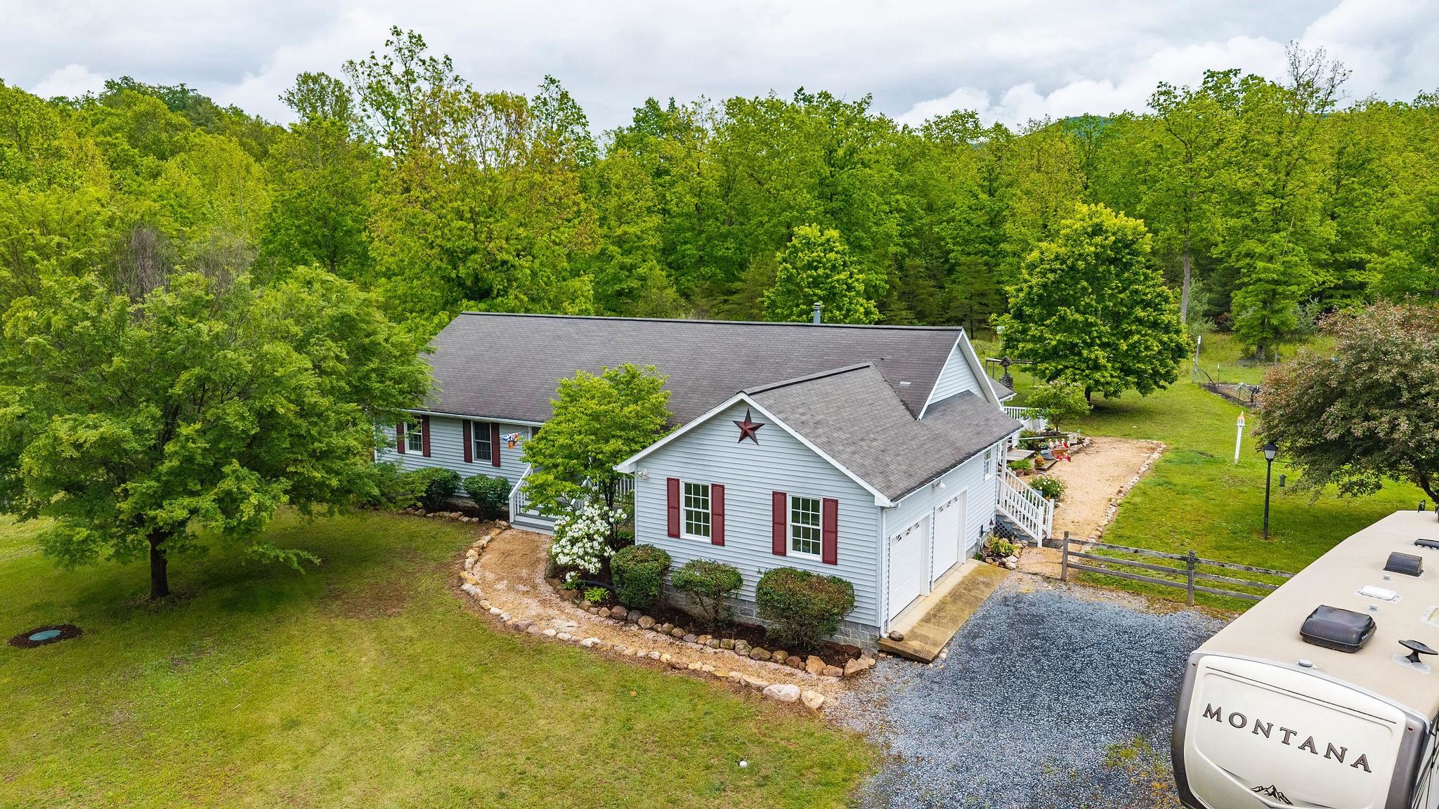 516 Estaline Valley Road Craigsville, VA 24430 - Photo 66 of 75 an aerial view of a house