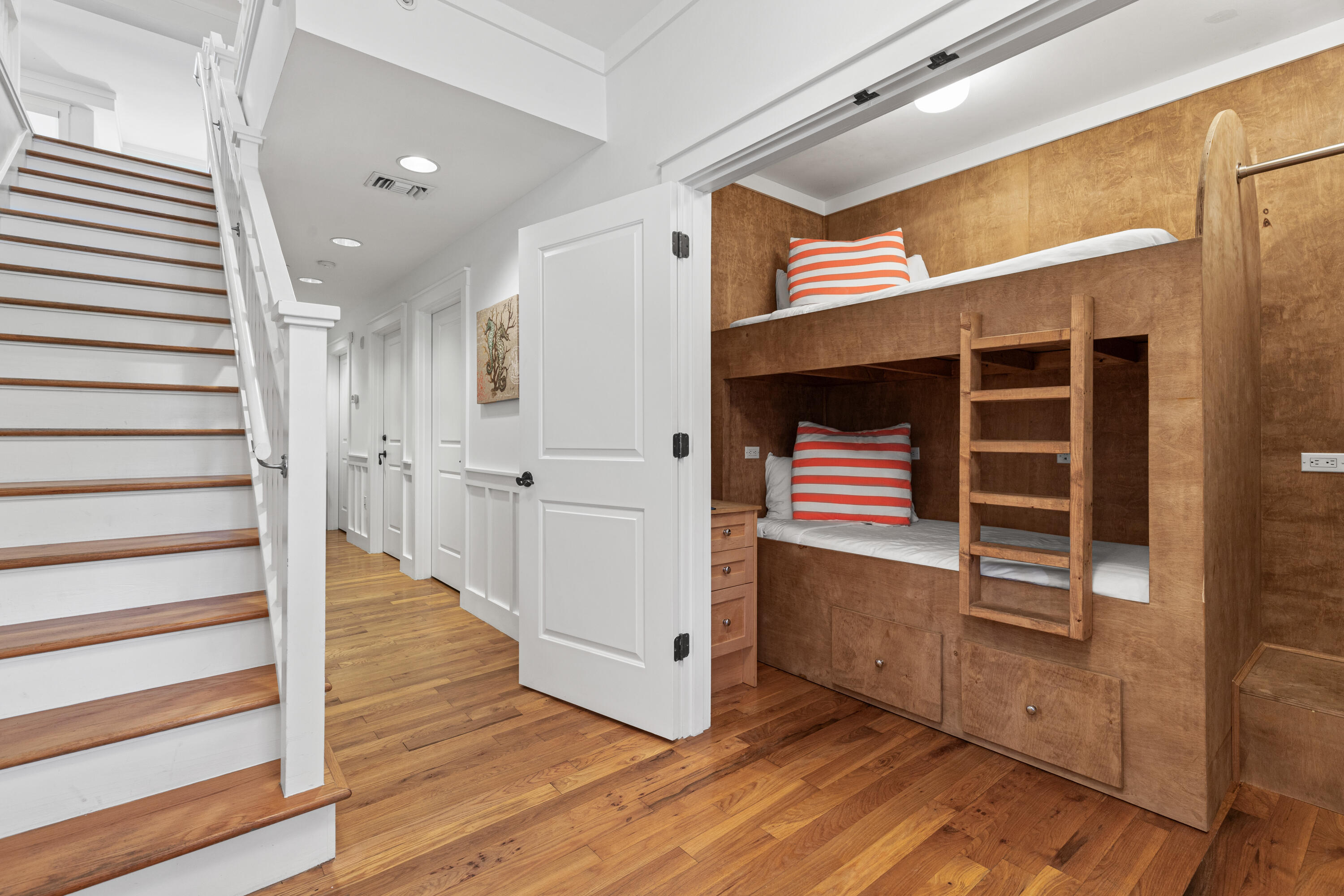 100 Bridge Lane, Unit 110C Inlet Beach, FL 32461 - Photo 28 of 58 100 S Bridge Lane 110C bunk room and hal