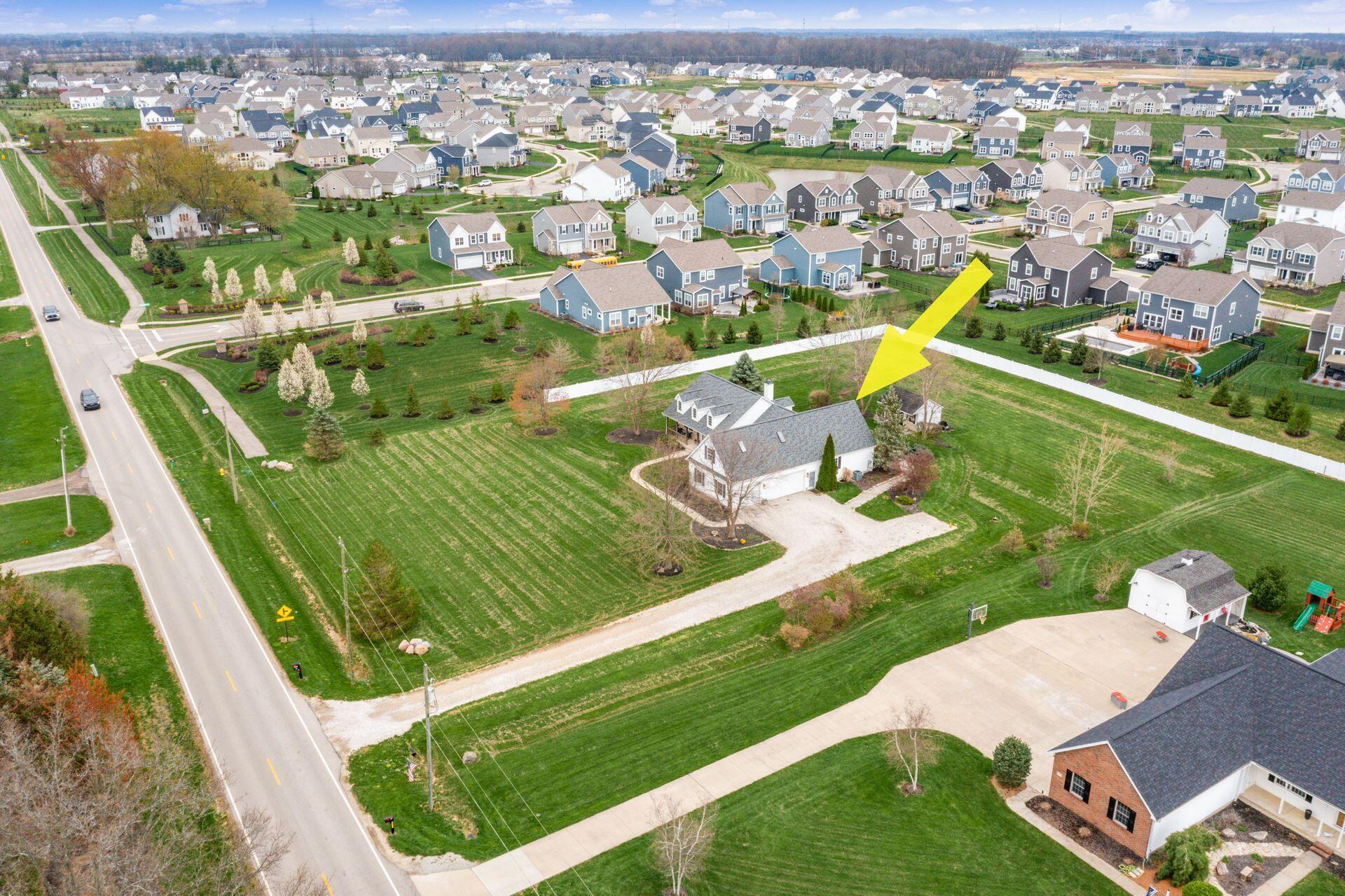 3993 Clark-Shaw Road Powell, OH 43065 - Photo 37 of 42 Aerial View