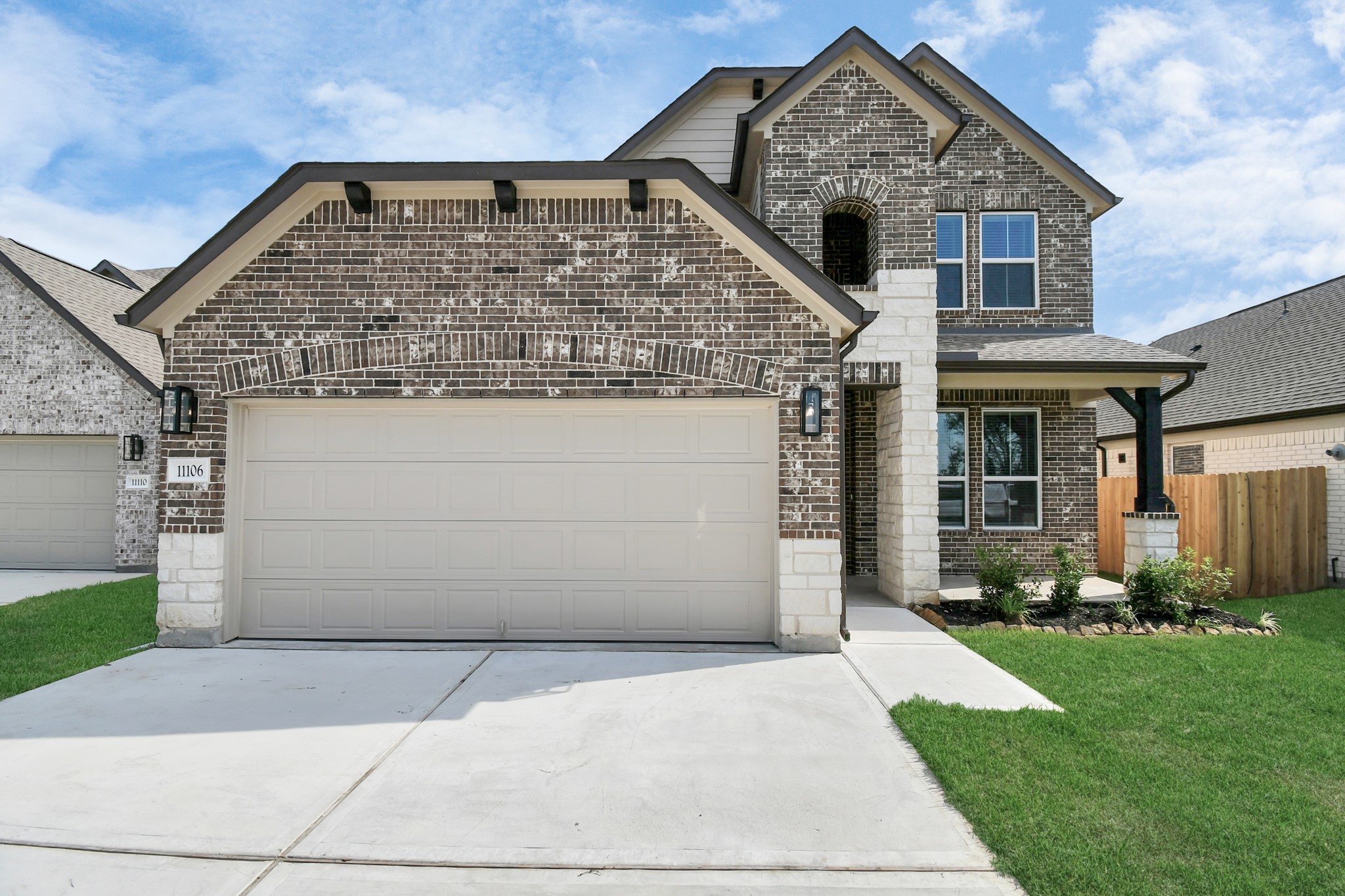 11106 Crocus Drive Houston, TX 77044 - Photo 3 of 40 a front view of a house with a yard
