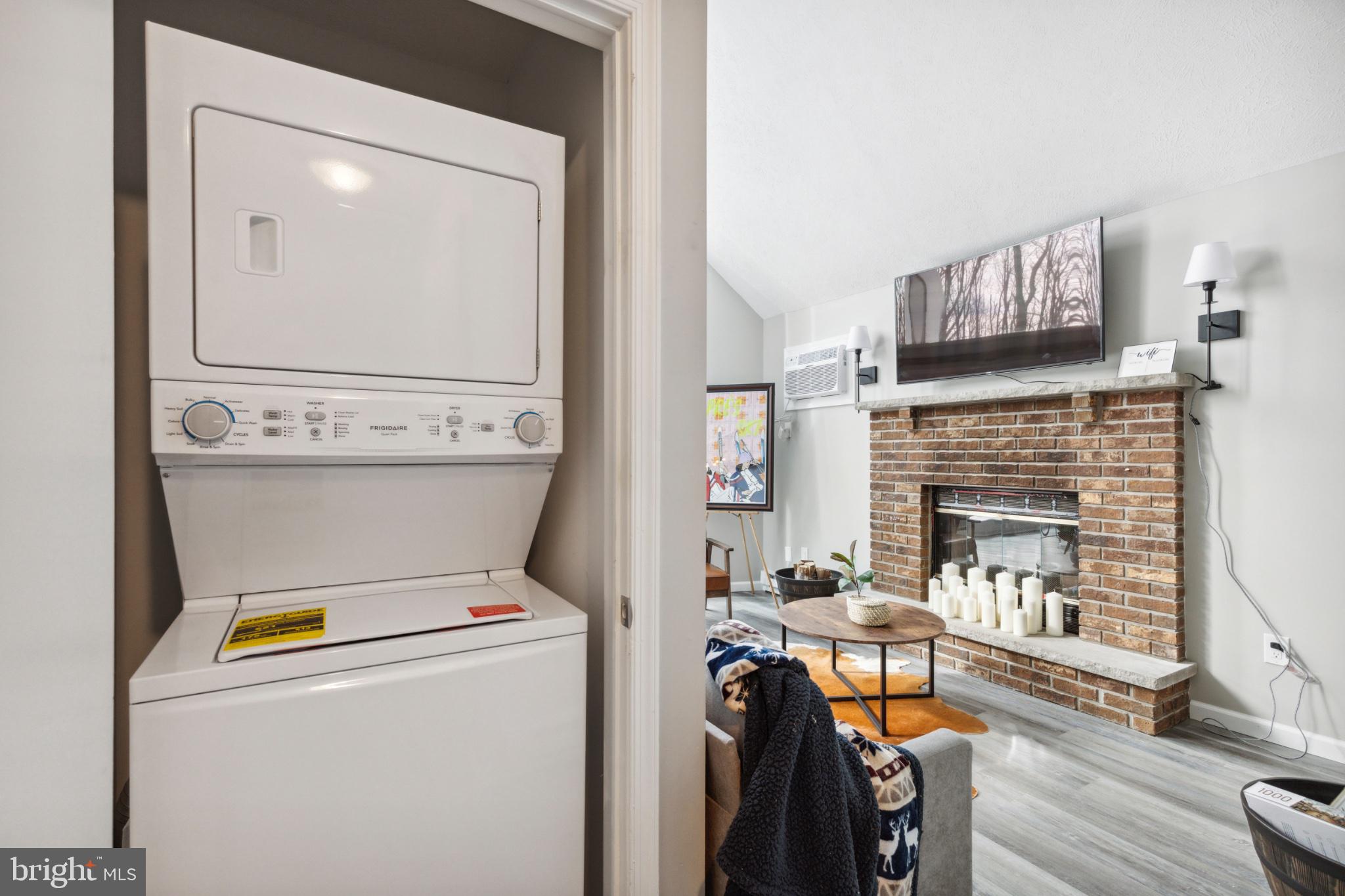 20 Iowa Road Albrightsville, PA 18210 - Photo 12 of 21 Modern laundry nook with cozy vibes.
