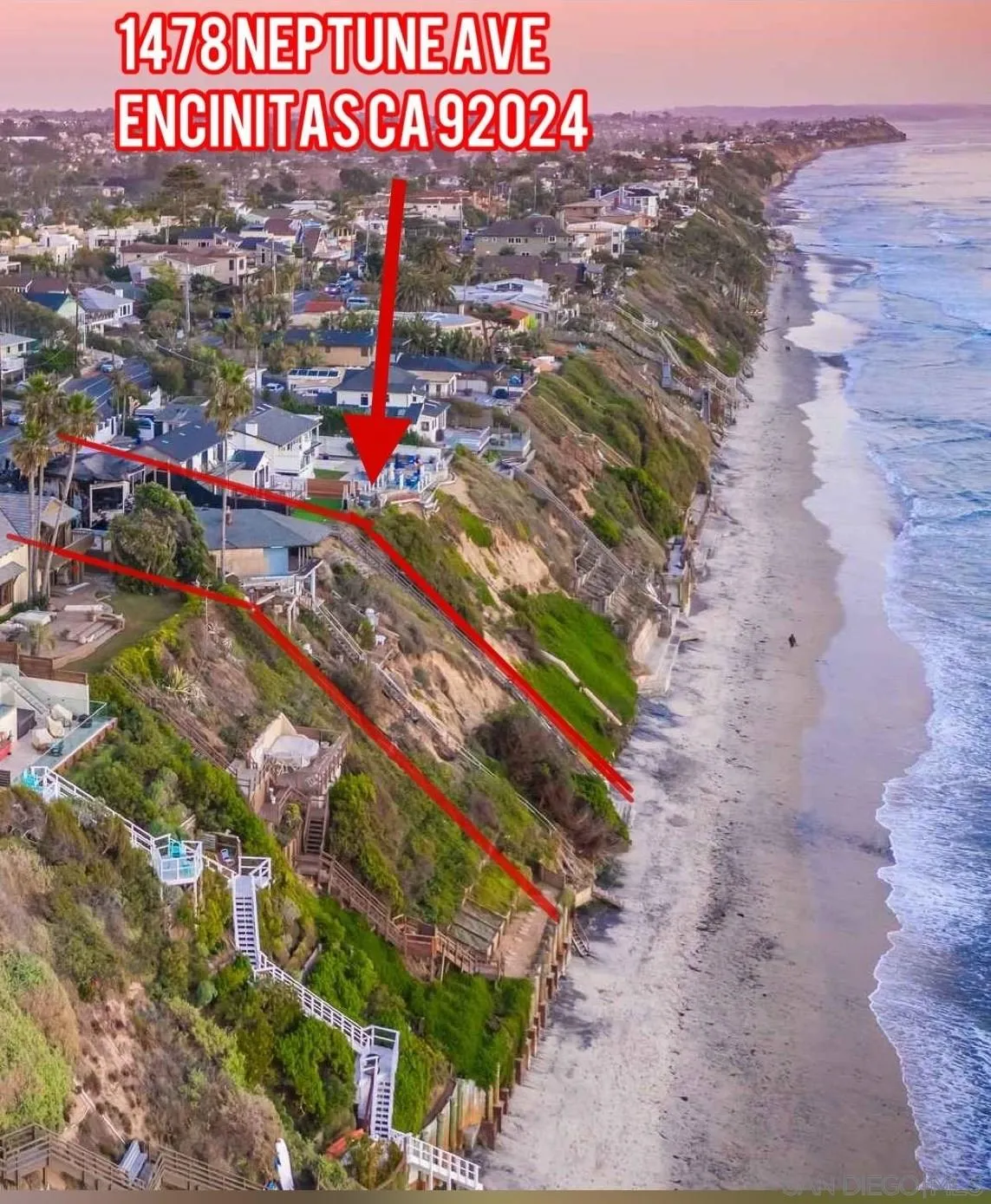 1478 Neptune Avenue Encinitas, CA 92024 - Photo 2 of 3 a view of multiple houses with a yard