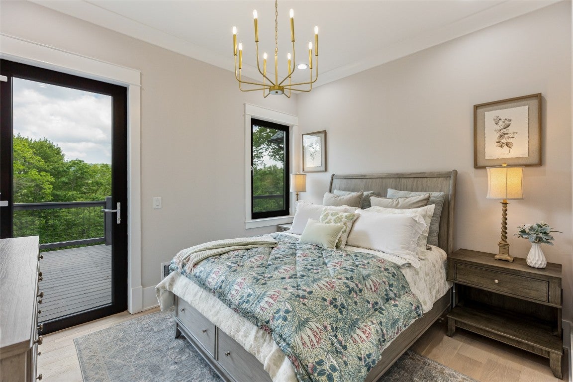 227 Sherwood Forest Road Highlands, NC 28741 - Photo 43 of 99 Main Level Guest Bedroom One with Queen Bed