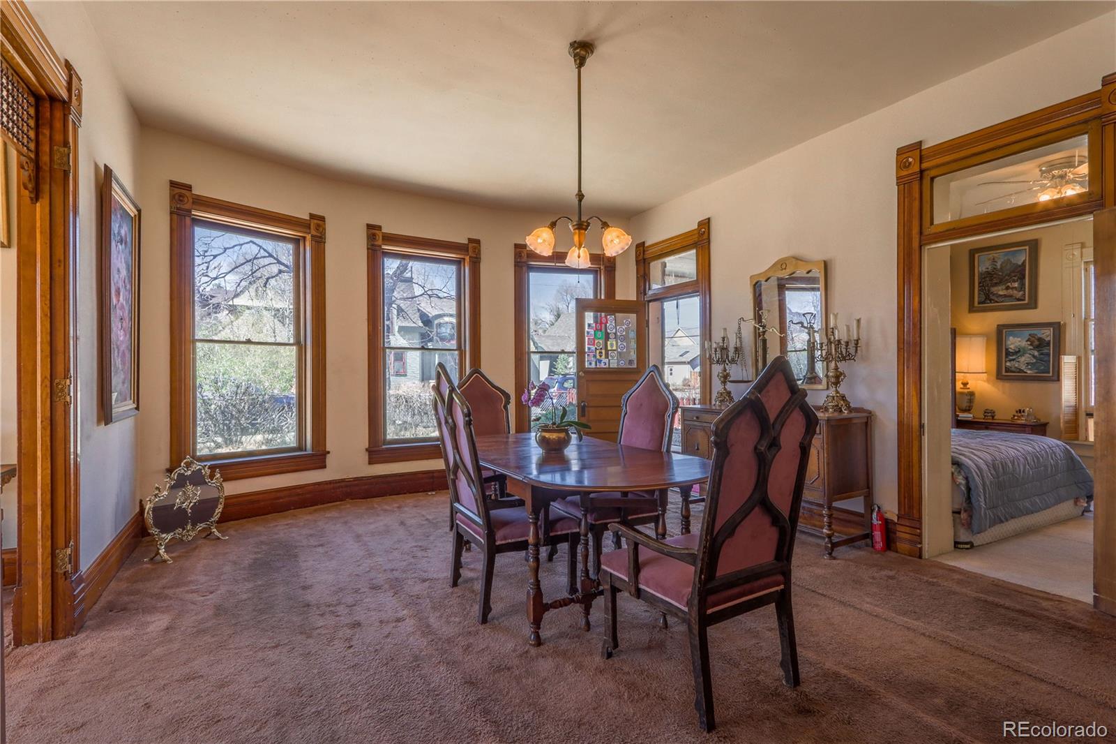 846 F Street Salida, CO 81201 - Photo 18 of 43 a dining room with furniture and window