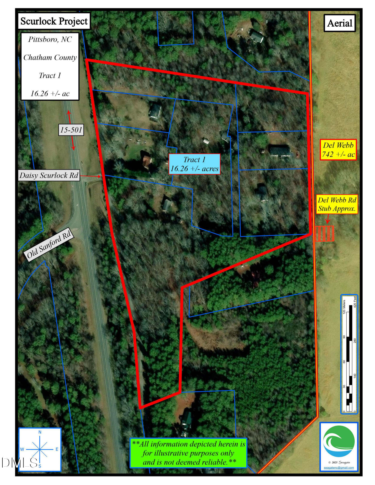 88 Daisy Scurlock Road Moncure, NC 27559 - Photo 2 of 5 0.2 Scurlock Advert Map AP LTR