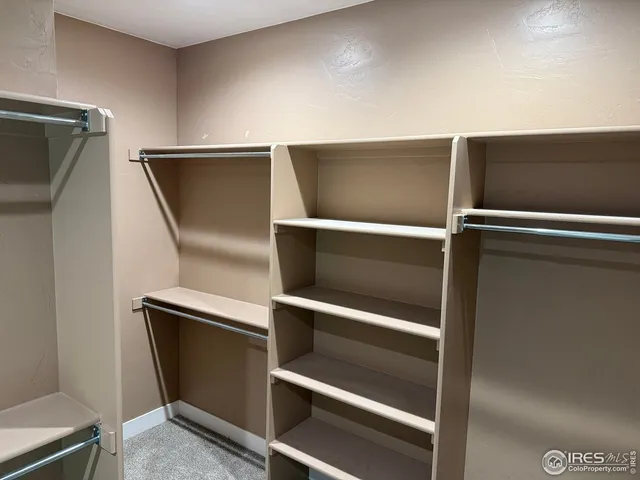 a view of walk in closet