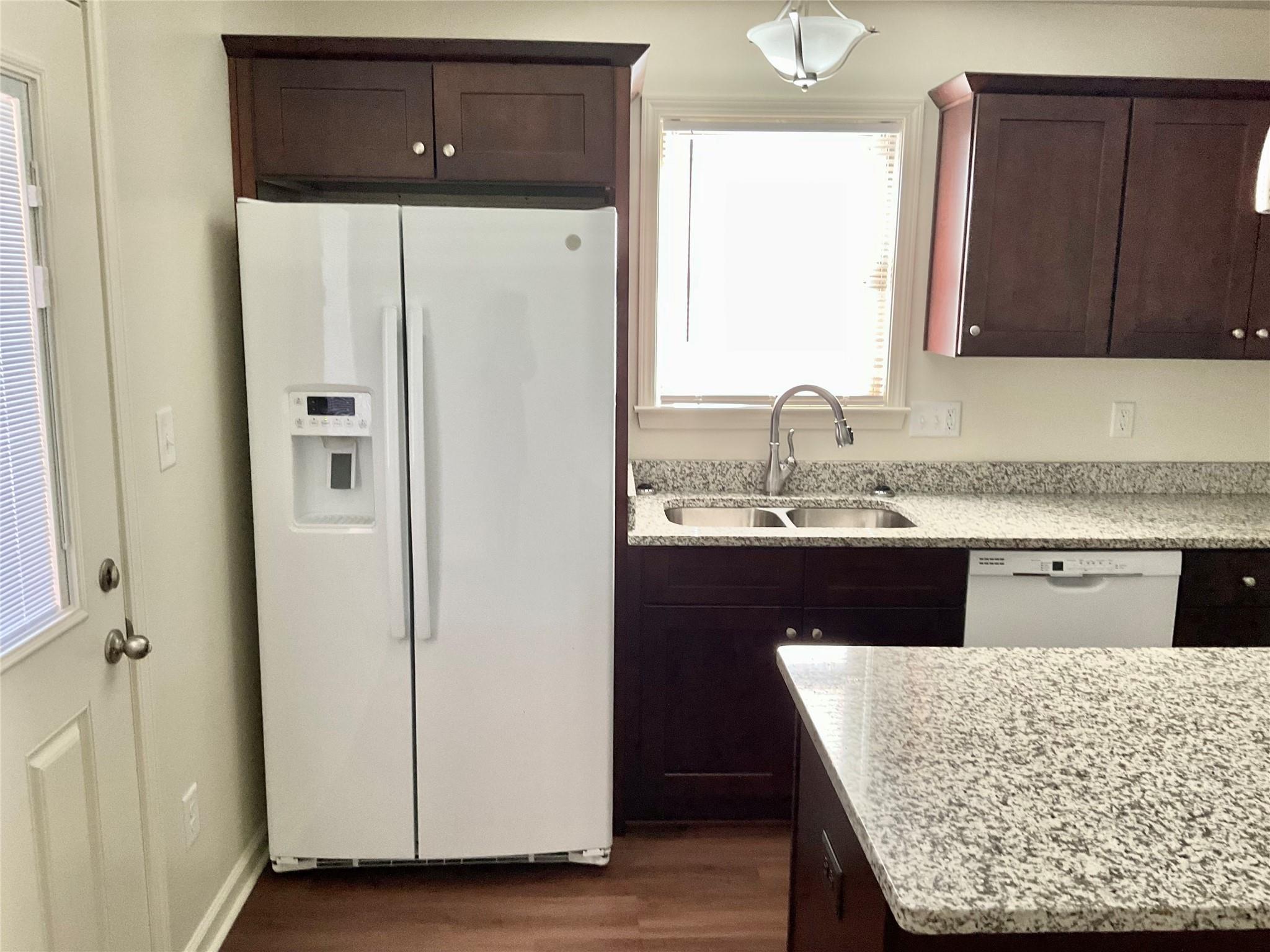 1285 Janice Road Lincolnton, NC 28092 - Photo 5 of 19 a kitchen with stainless steel appliances granite countertop a refrigerator and a sink
