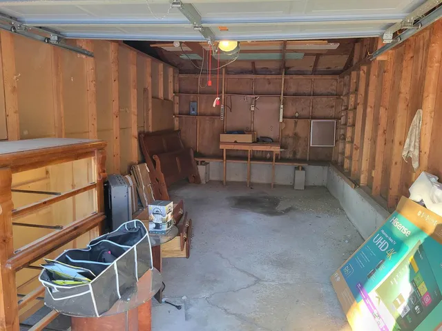 a view of storage and utility room