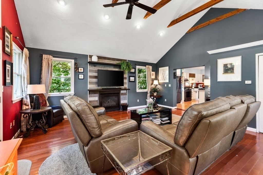 28 Gordon Road Medford, MA 02155 - Photo 12 of 41 a living room with furniture and a flat screen tv