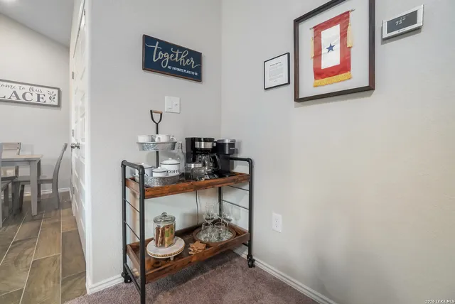 a room with storage and utility