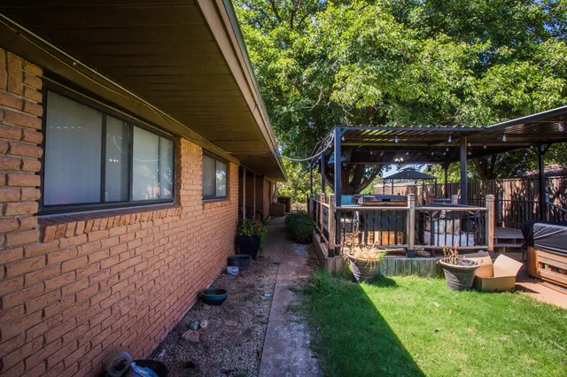 a view of outdoor space with seating area
