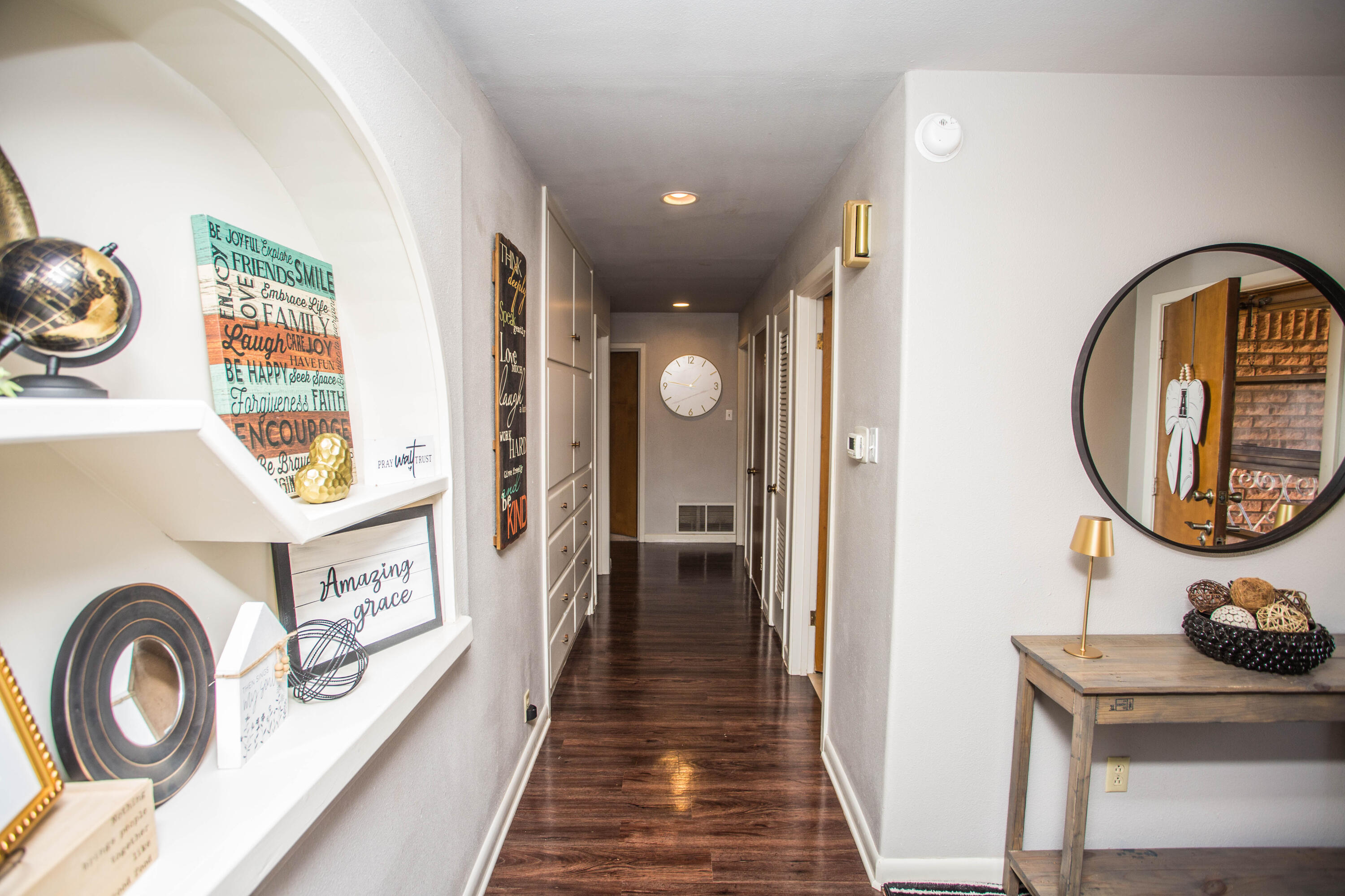 812 1st Street Abernathy, TX 79311 - Photo 8 of 53 a view of a entryway door with wooden floor