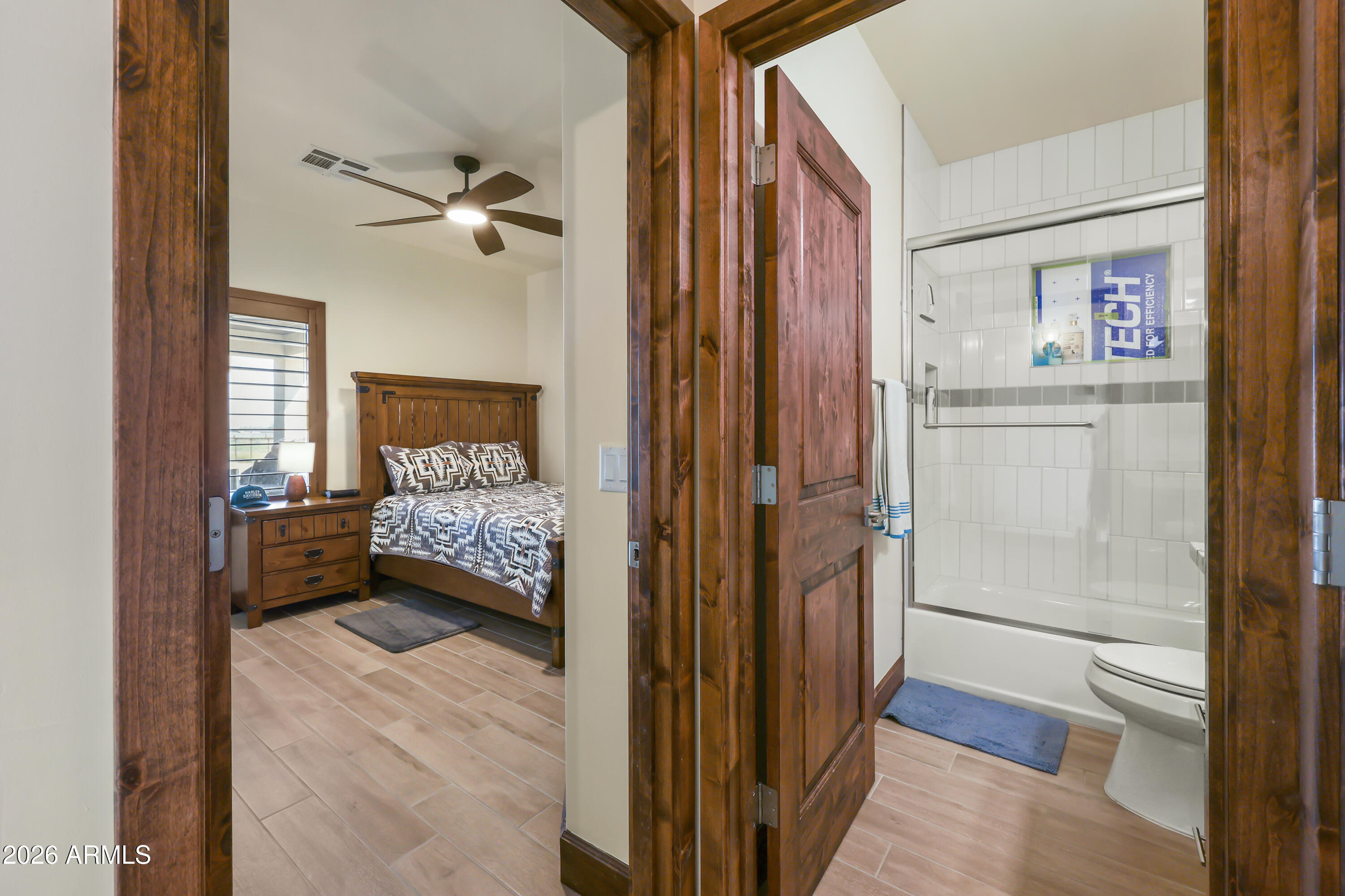 49370 West Val Vista Road Maricopa, AZ 85139 - Photo 13 of 58 a view of a bedroom from hallway