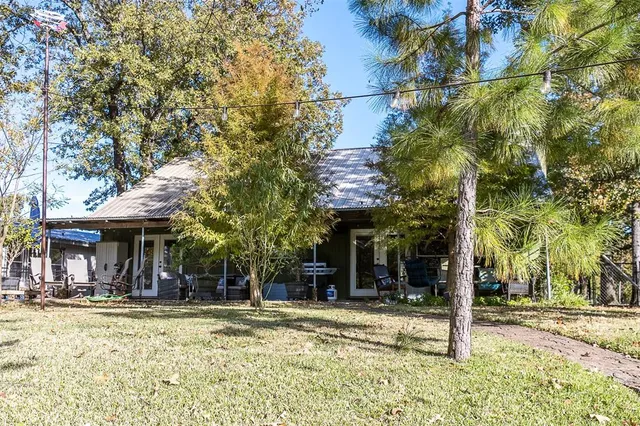 a view of a building with a trees