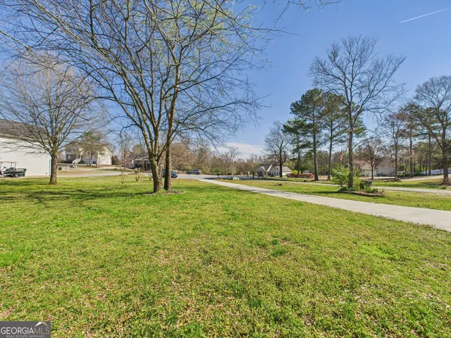 a view of building with trees