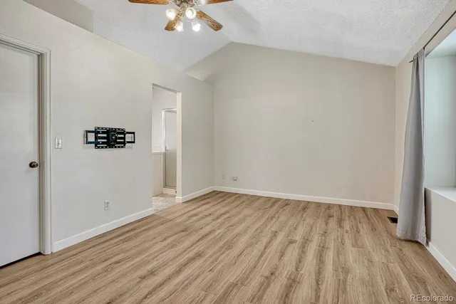 wooden floor in an empty room