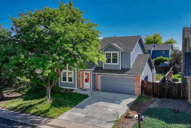 front view of house with a yard