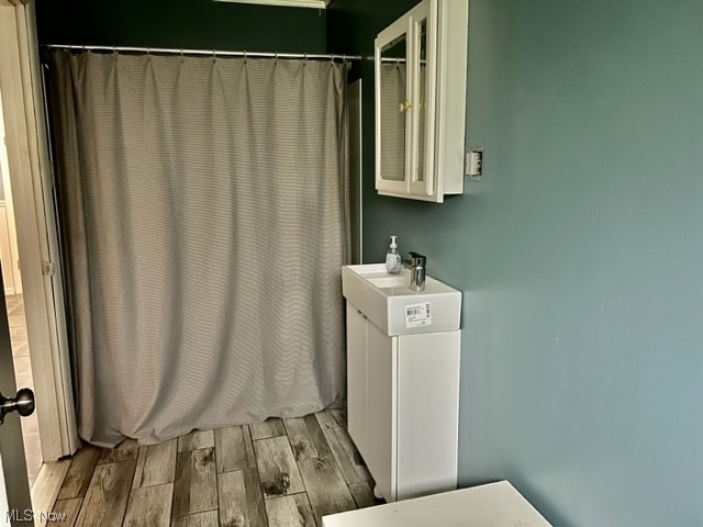 2360 Sheperds Valley Road New Cumberland, WV 26047 - Photo 11 of 16 Bathroom with sink and light hardwood floors