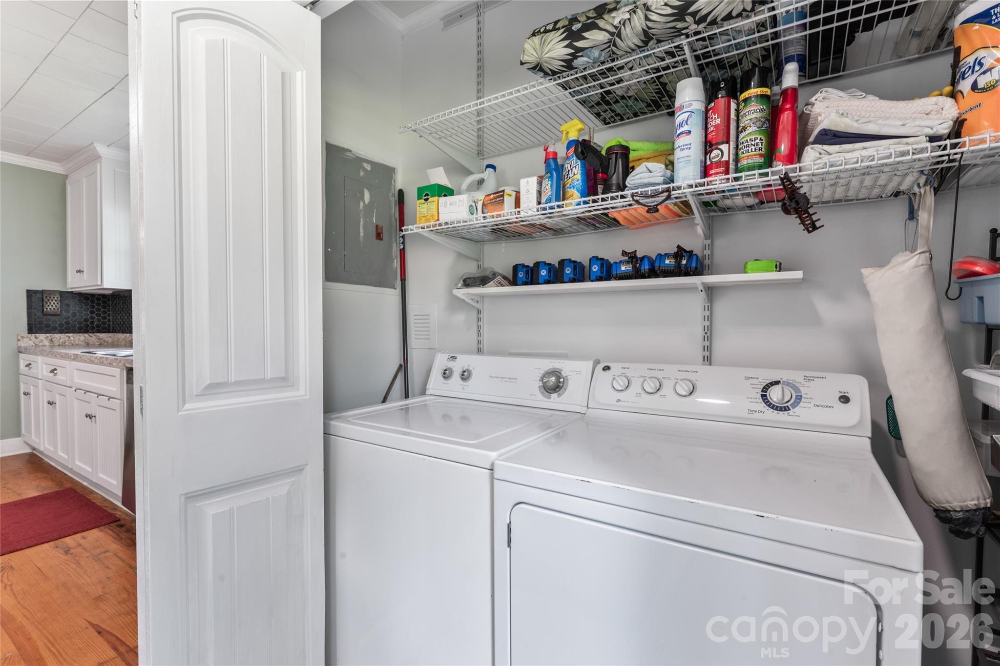 223 Wiley Avenue York, SC 29745 - Photo 16 of 40 a utility room with dryer and washer