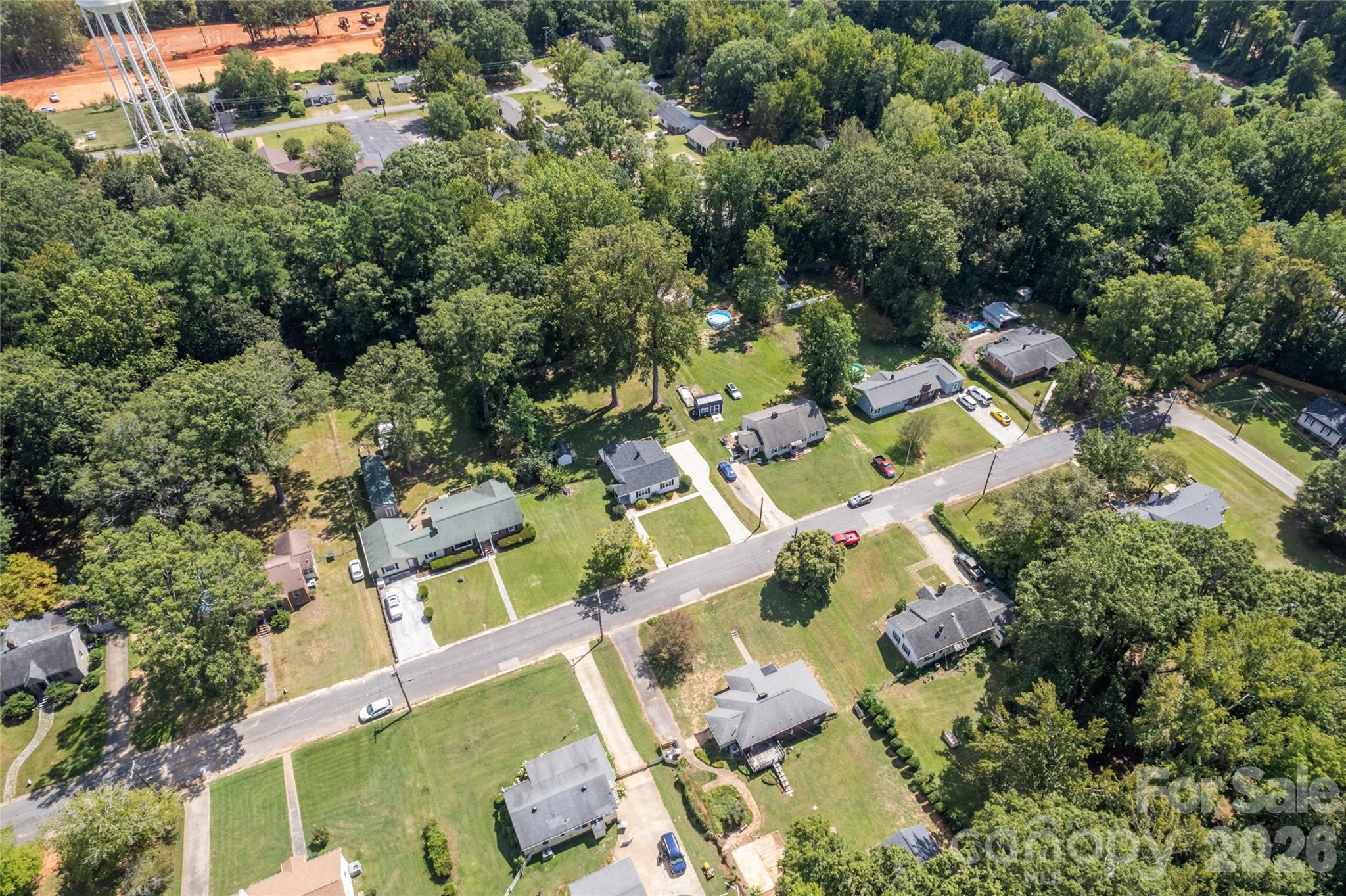 223 Wiley Avenue York, SC 29745 - Photo 35 of 40 an aerial view of residential house with outdoor space and trees