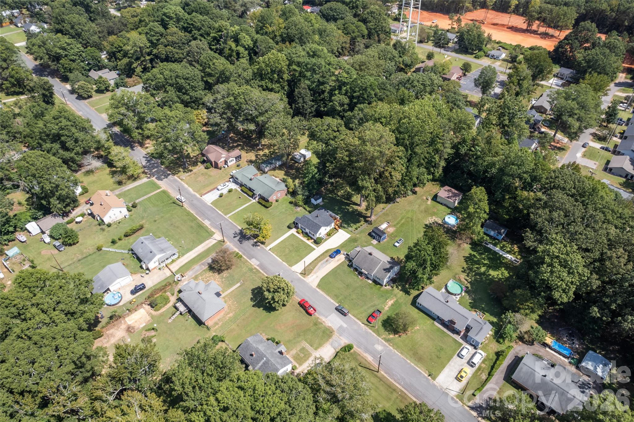 223 Wiley Avenue York, SC 29745 - Photo 36 of 40 an aerial view of residential houses with outdoor space