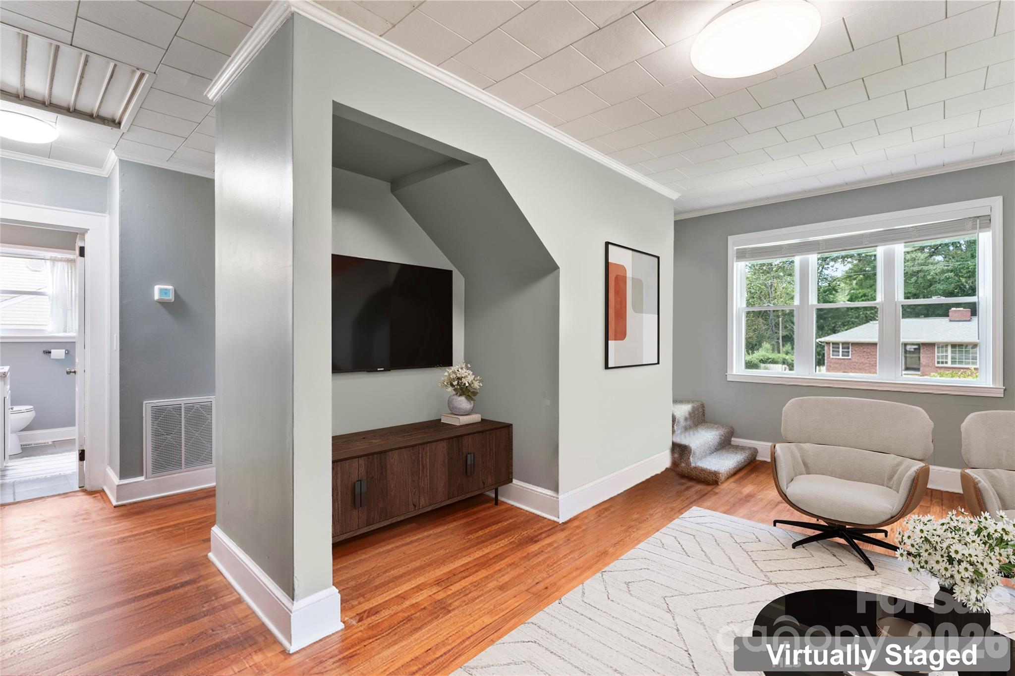223 Wiley Avenue York, SC 29745 - Photo 6 of 40 a living room with furniture and a wooden floor
