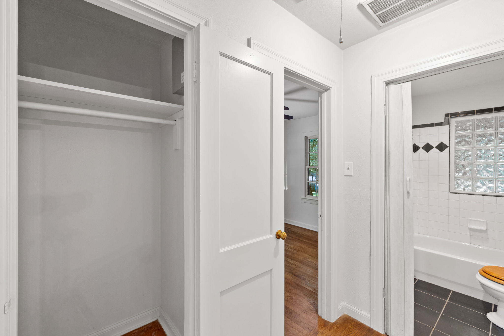 3704 Cherrywood Road Austin, TX 78722 - Photo 24 of 40 Functional hall closet with ample storage and easy access.