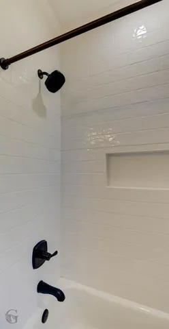 a view of a hallway with workspace