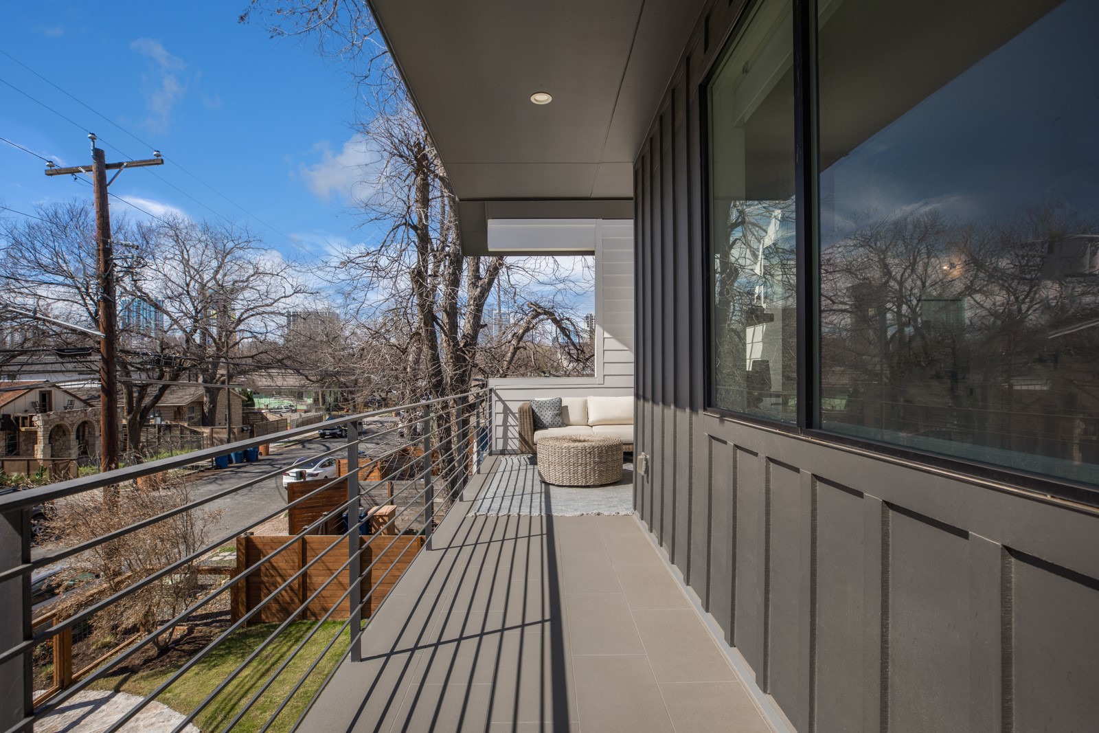 1410 East 3rd Street, Unit A Austin, TX 78702 - Photo 32 of 40 a view of a balcony with chairs