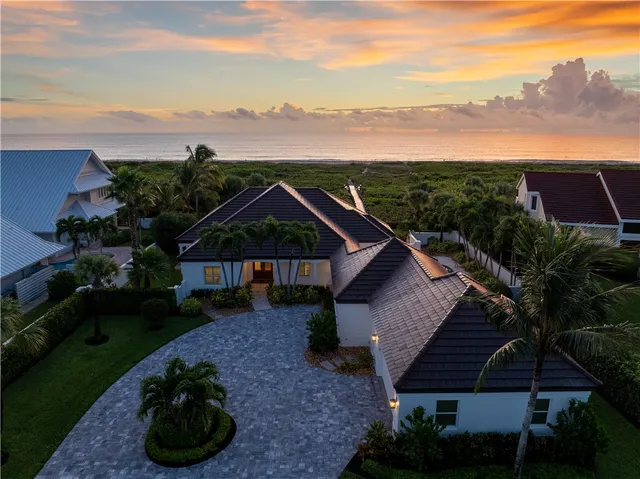 a view of a lake and mountain in the back