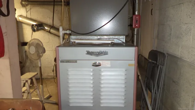 a view of water heater room