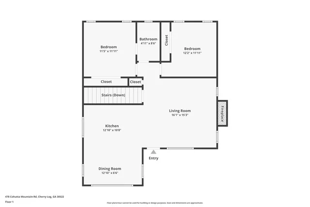 $674,900 | 478 Cohutta Mountain Road, Blue Ridge, GA 30513